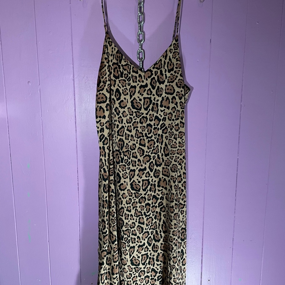 Leopard Print Maxi Dress